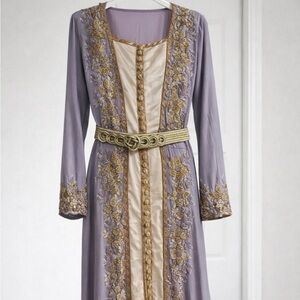 Beaded kaftan Arabian dress Moroccan